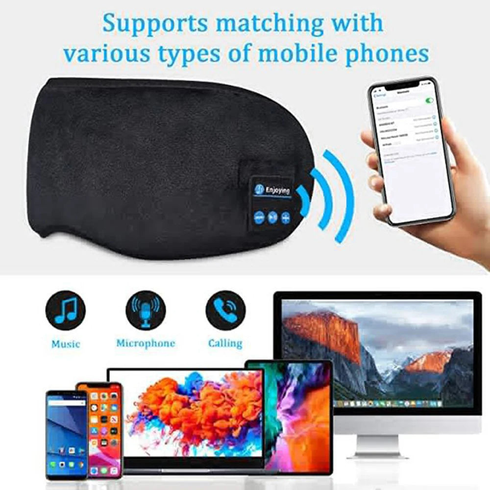 سماعة بلوثوث للنوم الهادئ والرياضة |Casque de sommeil Bluetooth sans fil