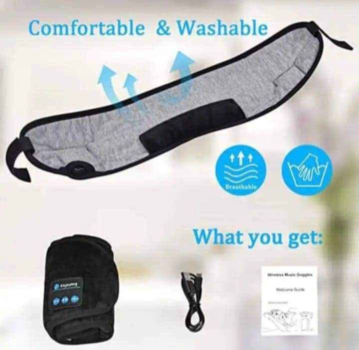 سماعة بلوثوث للنوم الهادئ والرياضة |Casque de sommeil Bluetooth sans fil