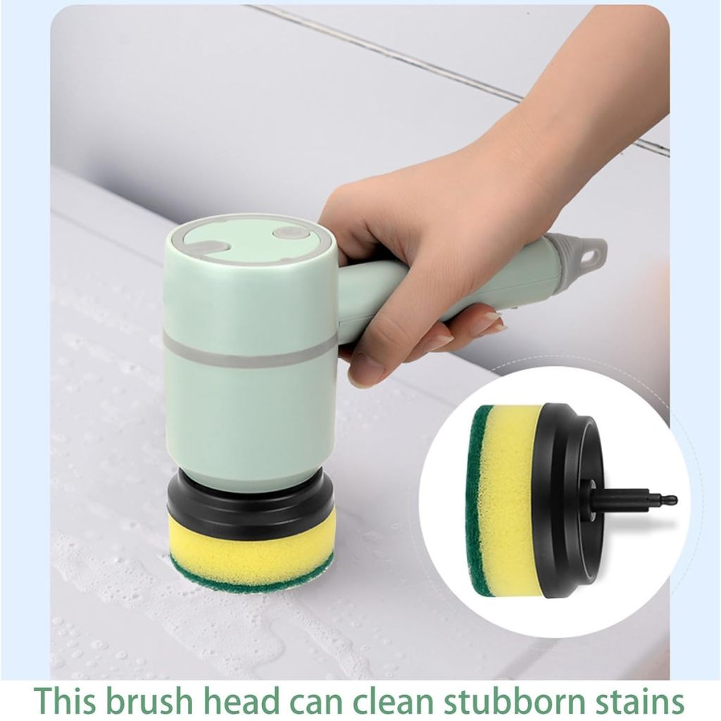 Brosse Électrique Rotative Automatique – فرشاة تنظيف دوارة كهربائية