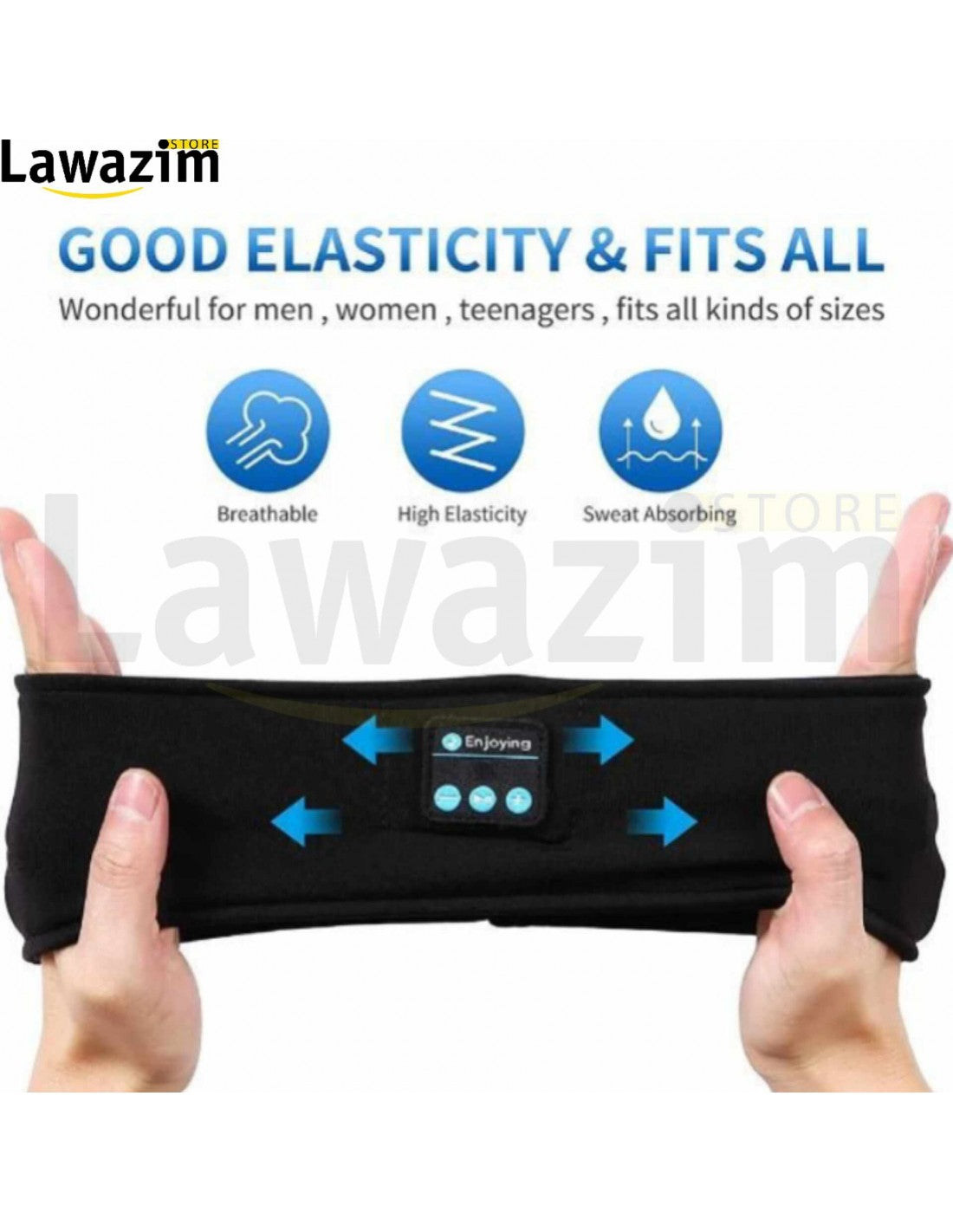 سماعة بلوثوث للنوم الهادئ والرياضة |Casque de sommeil Bluetooth sans fil