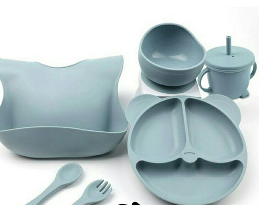 accessoires d’alimentation en silicone pour bébé – طقم تغذية للأطفال