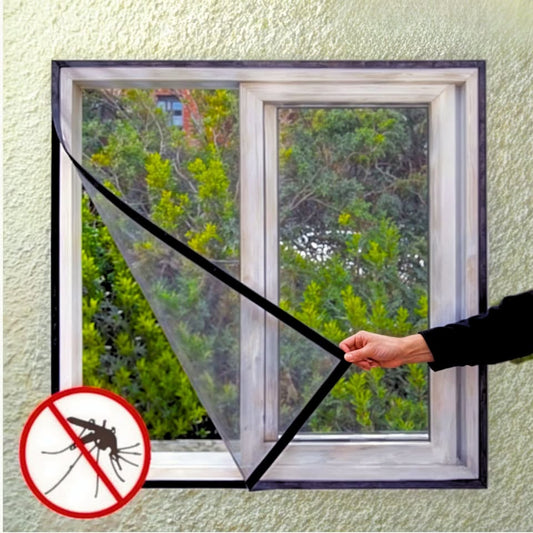 غطاء النافذة المضاد للحشرات _ Moustiquaires Pour Fenêtre  Anti Moustique , Insectes, Mouches, 1.4 × 1.2 m