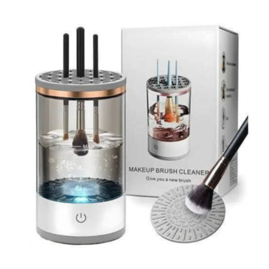 Machine de nettoyage de pinceaux maquillage électrique portable 3en1 - منظف ومجفف فرش المكياج الأوتوماتيكي