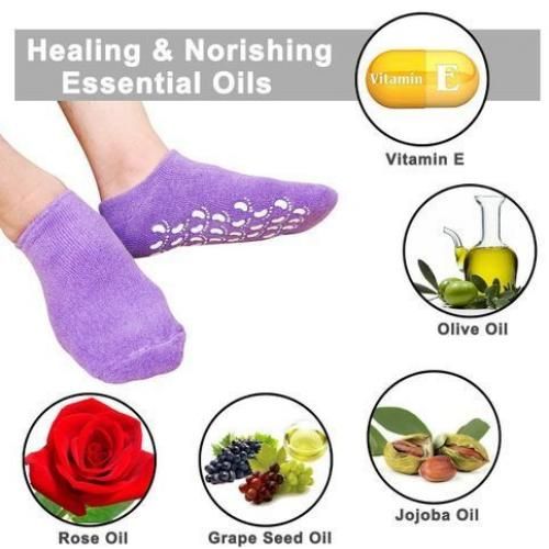 Spa Gel Socks _ جوارب جل علاجي مرطب