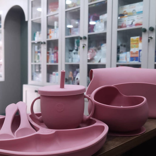 accessoires d’alimentation en silicone pour bébé – طقم تغذية للأطفال